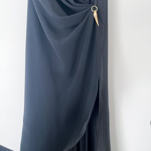Roberto Cavalli Plunge Cutout Floor Length Gown Spring Summer 2022 RTW - Picture 7 of 16